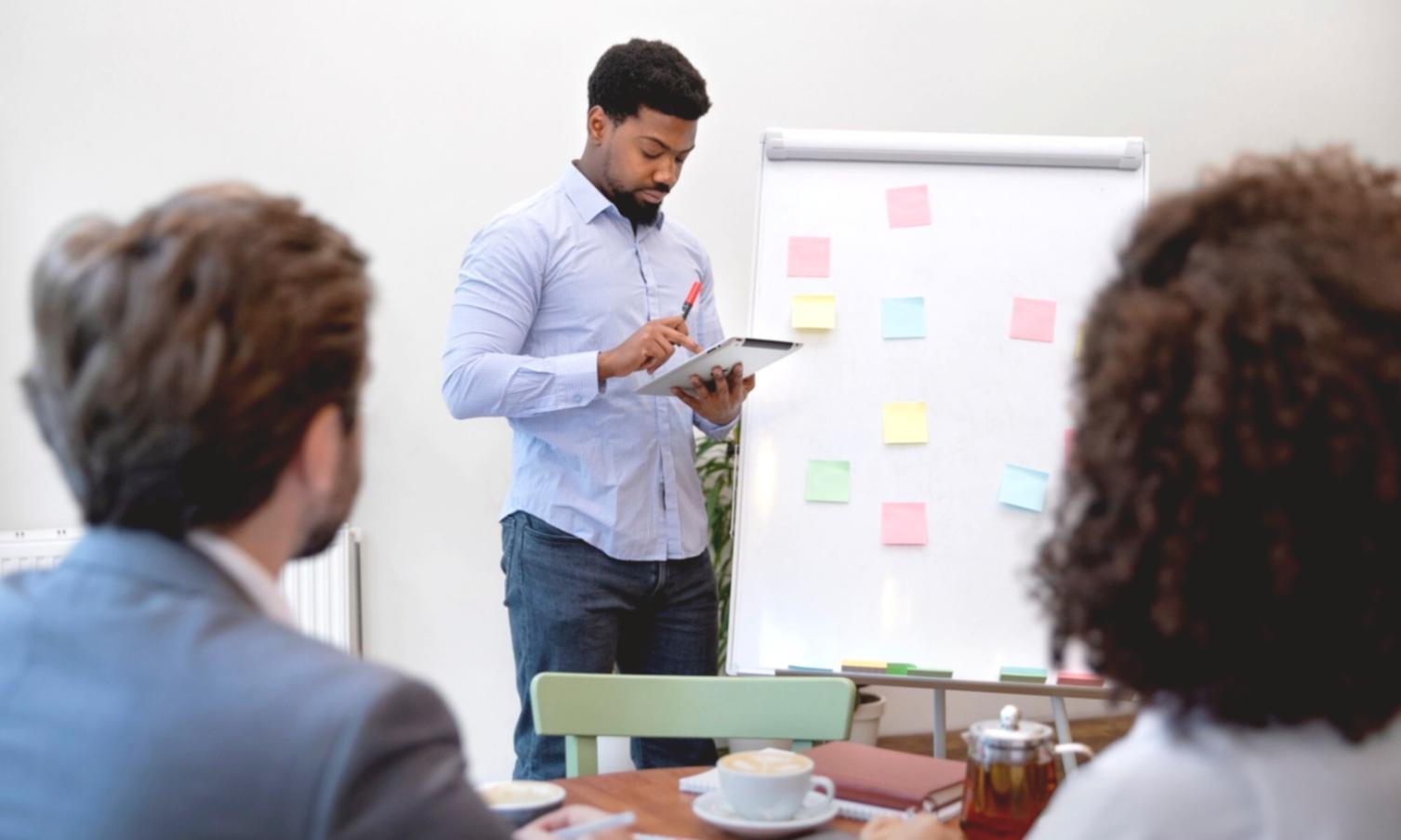 Financial analyst working with data charts and graphs